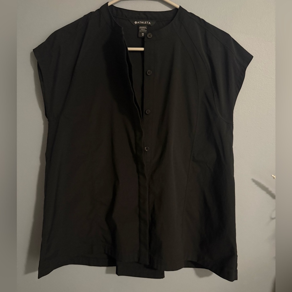 Athleta Pleated Back Top XS